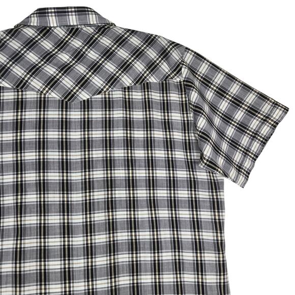 Vintage Ely Plains Pearl Snap Western Shirt Mens L Cowboy Rodeo 80s 90s - Picture 11 of 12